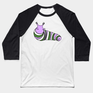 Genderqueer Pride Fidget Slug Baseball T-Shirt